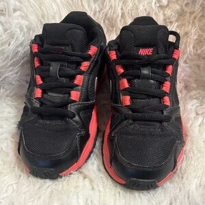 Nike Kids Black and Red Sneakers